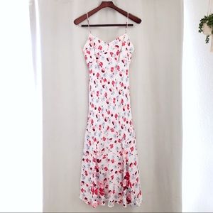 Ann Taylor Spaghetti Strap Floral Dress